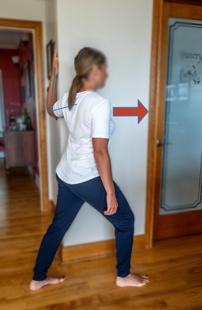 Unilateral-corner-stretch - Shoulder & Elbow